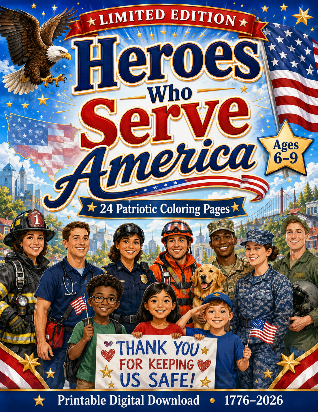 Coloring Book | Heroes Who Serve Middle School CB Vol 2