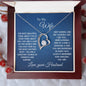 TO MY WIFE | FOREVER LOVE PENDANT NECKLACE | LOVE YOU FOREVER