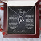 TO MY WIFE - FOREVER LOVE PENDANT NECKLACE | LOVE YOU FOREVER!