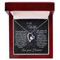 TO MY WIFE - FOREVER LOVE PENDANT NECKLACE | LOVE YOU FOREVER!