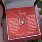 TO MY WIFE | FOREVER LOVE PENDANT NECKLACE | LOVE YOU FOREVER