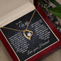 TO MY WIFE - FOREVER LOVE PENDANT NECKLACE | LOVE YOU FOREVER!
