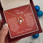 TO MY WIFE | FOREVER LOVE PENDANT NECKLACE | LOVE YOU FOREVER