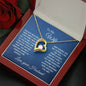 TO MY WIFE | FOREVER LOVE PENDANT NECKLACE | LOVE YOU FOREVER