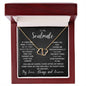 TO MY SOULMATE | EVERLASTING LOVE | GOLD W DIAMONDS .07 CARAT