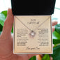 TO MY MOM - FROM SON - LOVE KNOT NECKLACE