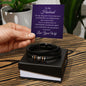 TO MY HUSBAND | LOVE YOU FOREVER BRACELET | (children) | JUST BECAUSE (Purple Card)
