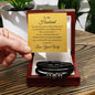 TO MY HUSBAND | LOVE YOU FOREVER BRACELET | (children) | JUST BECAUSE (Gold Card)