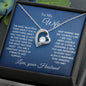 TO MY WIFE | FOREVER LOVE PENDANT NECKLACE | LOVE YOU FOREVER