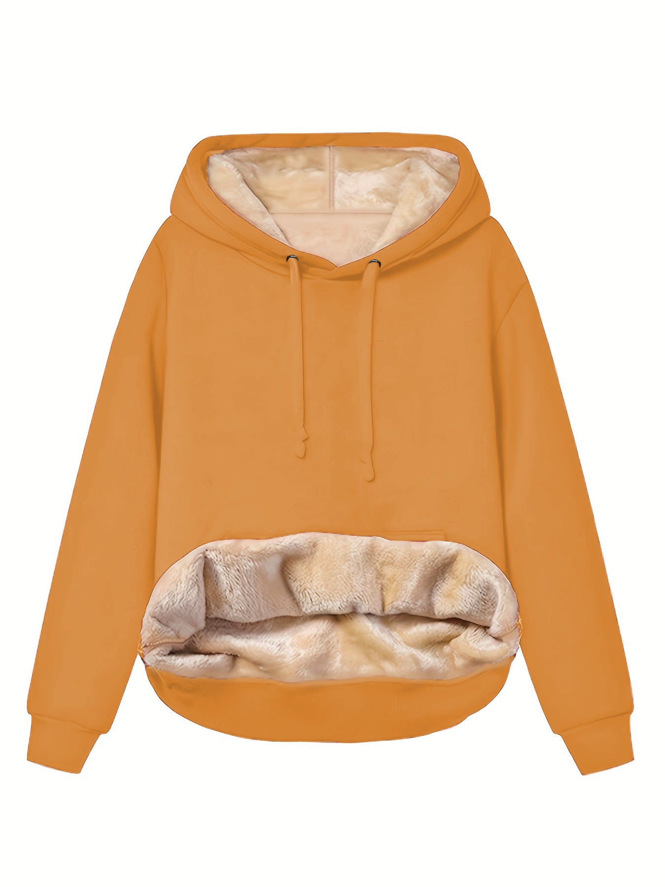 Fleece Pocket Hoodie Sweatshirt Jacket