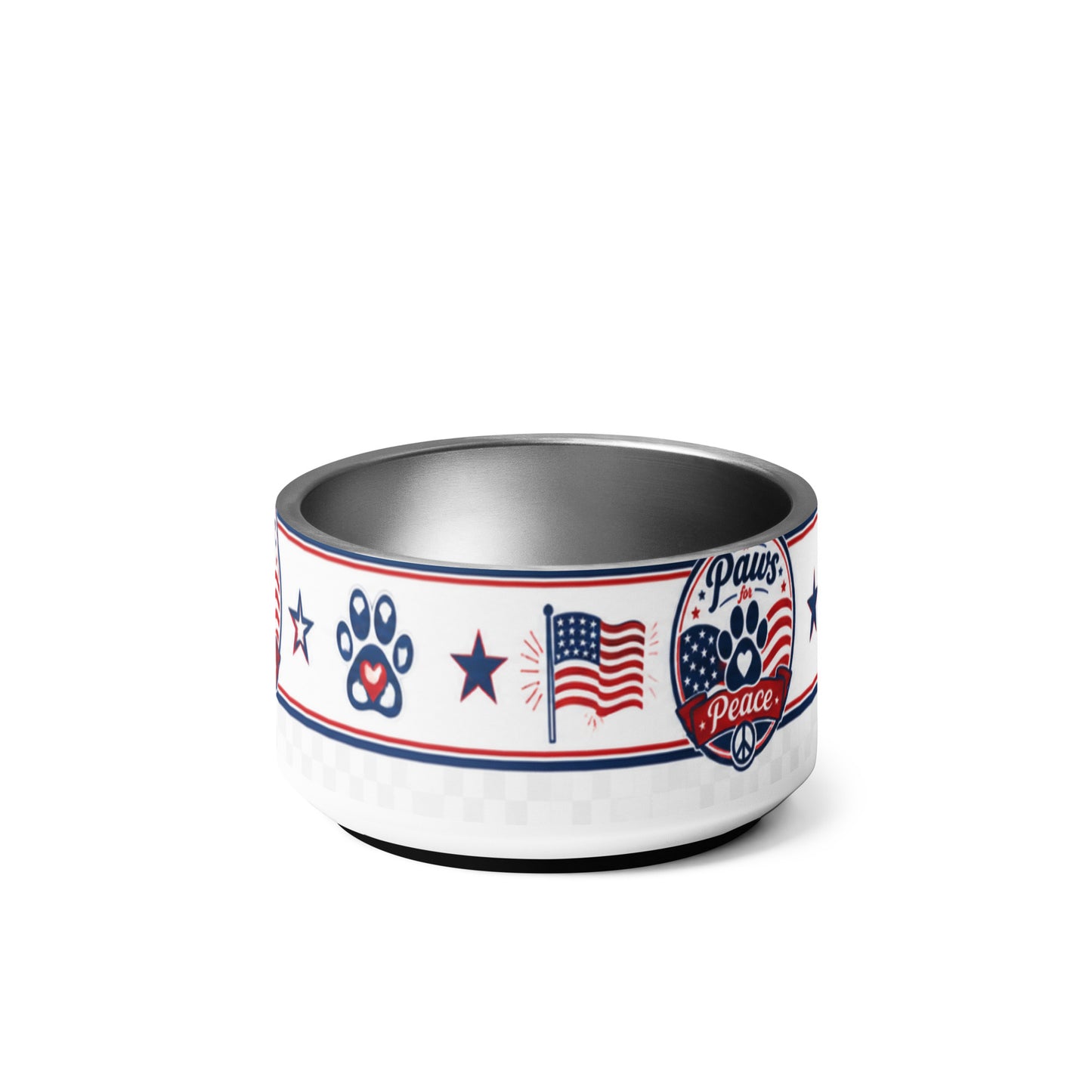 White Pet bowl