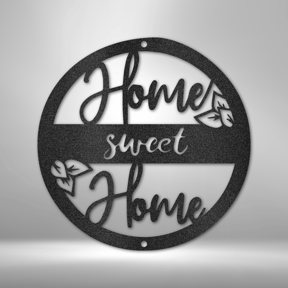 Home Sweet Home Metal Wall Sign 