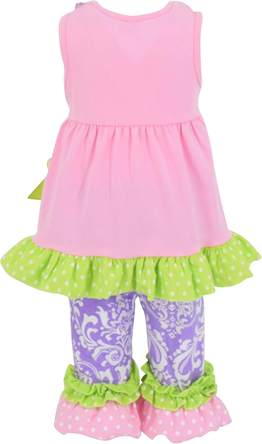 Girls Damask Easter Bunny Easter Outfit
