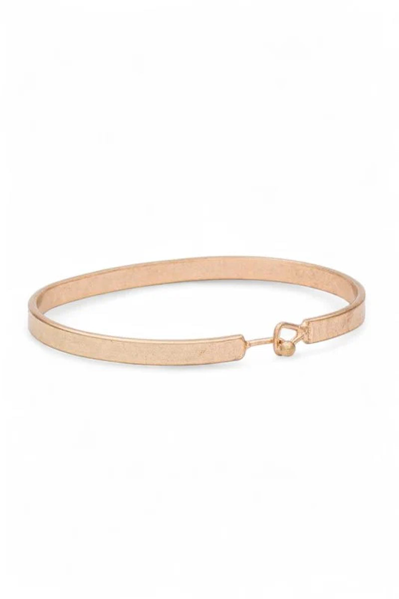 HOPE Engraved Hook Bangle