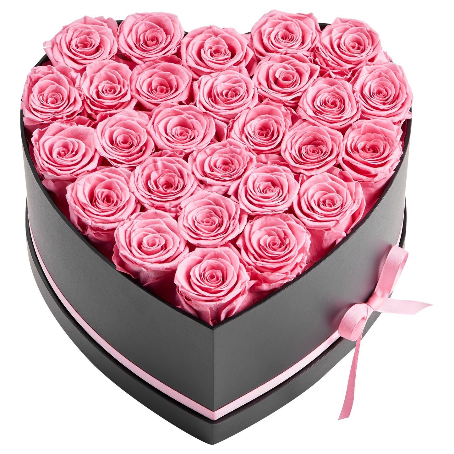 Forever Flowers, Preserved Roses In A Heart Shape Box