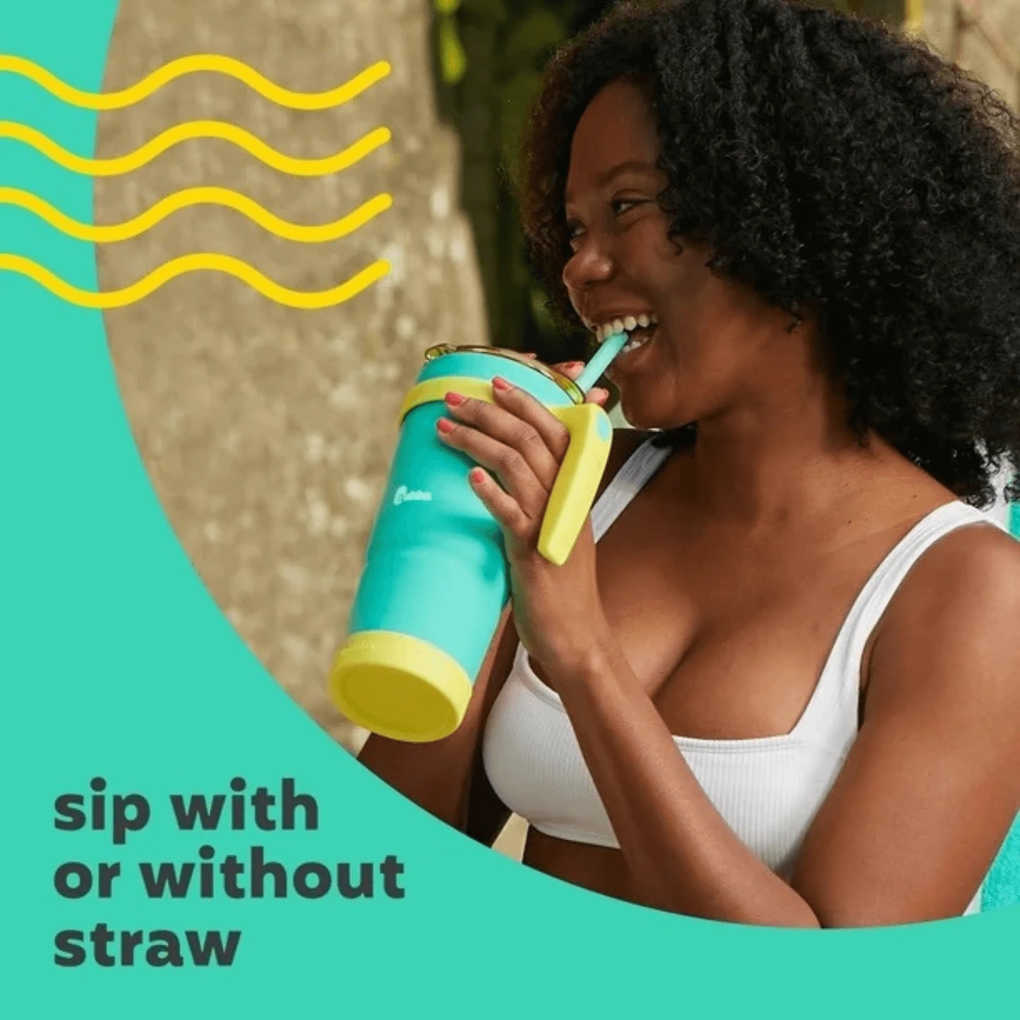 Bubba 32Oz Insulated Stainless Tumbler with Handle and Straw