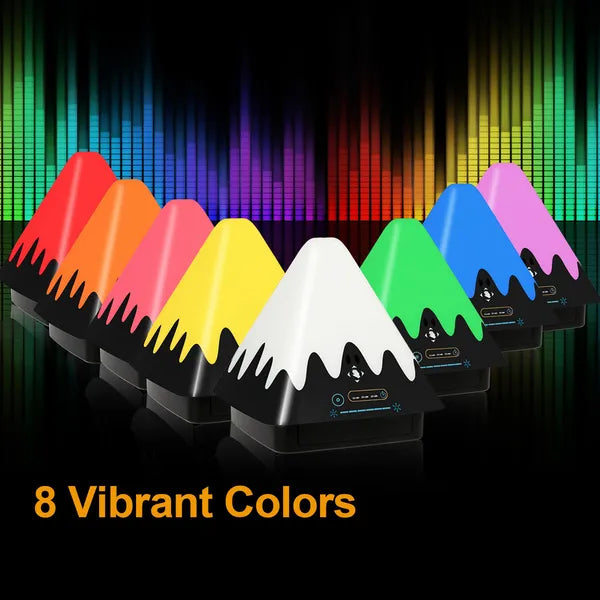 Touch Control LED Night Light – 8 Color Changing, 6-Level Dimmable Table Lamp with Timer