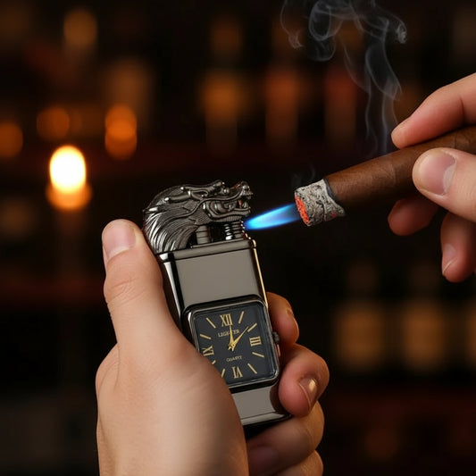 Magic Dual Flame Lighter | Windproof Jet & Soft Flame
