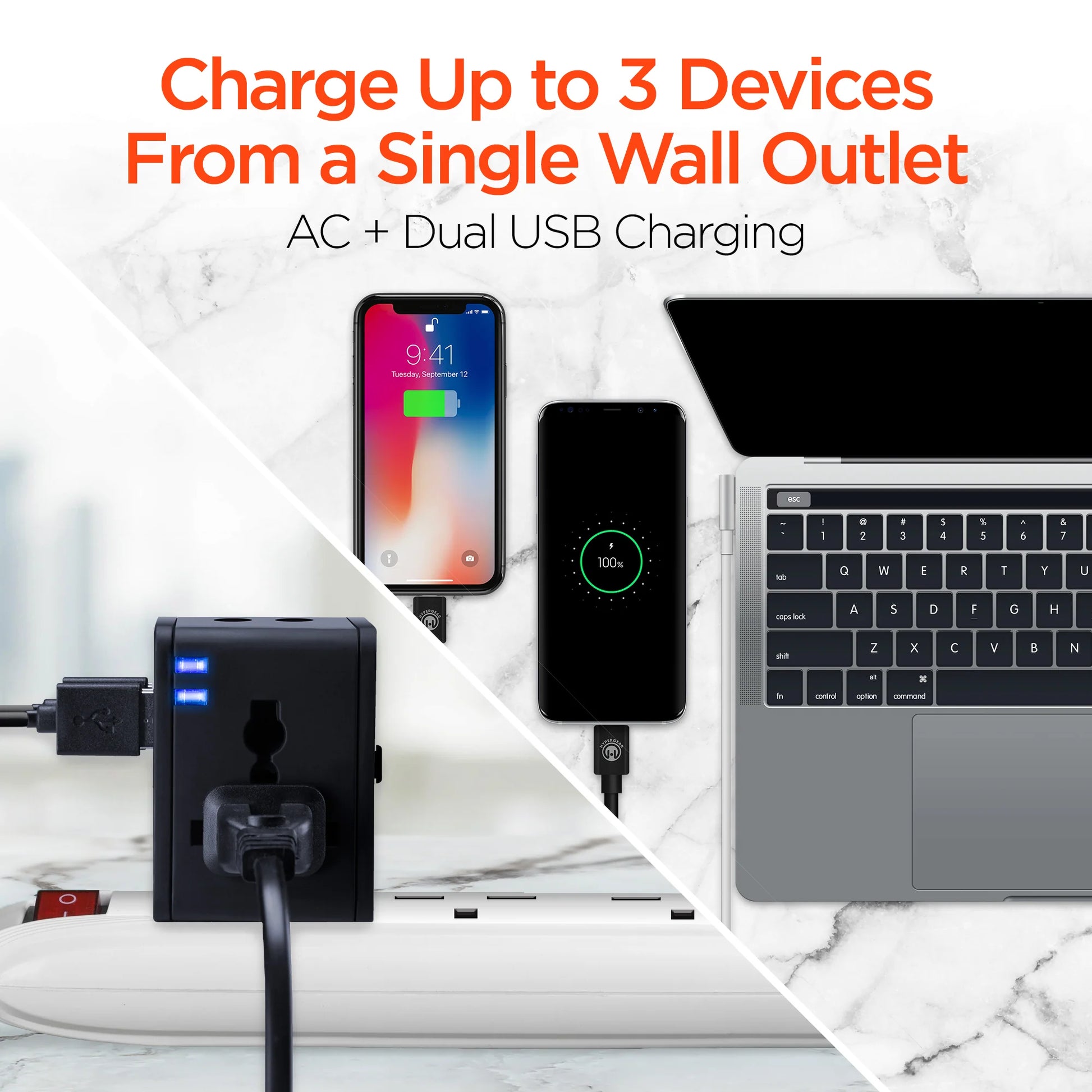 Hypergear All-In-One World Travel Adapter