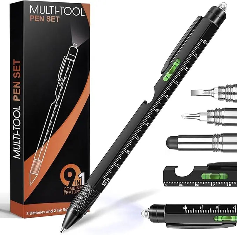 9 in 1 Multitool Pen - Perfect Gift for Men