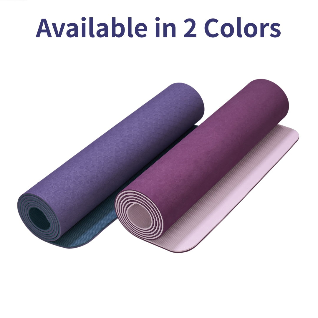 Yoga Mat | Exercise Floor Mat | Non-Slip 72 X 24