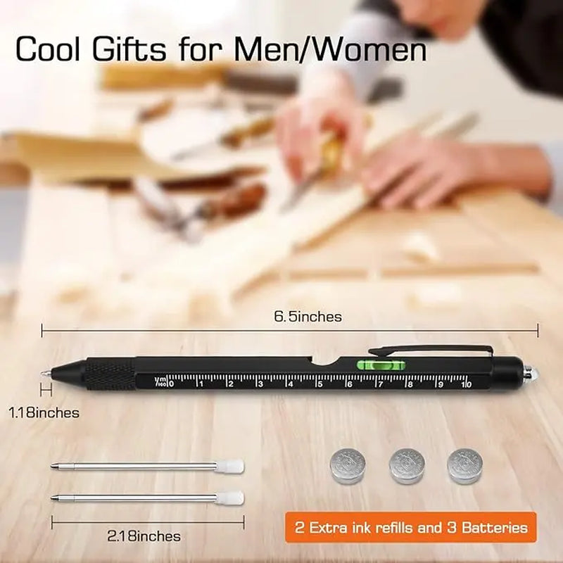9 in 1 Multitool Pen - Perfect Gift for Men