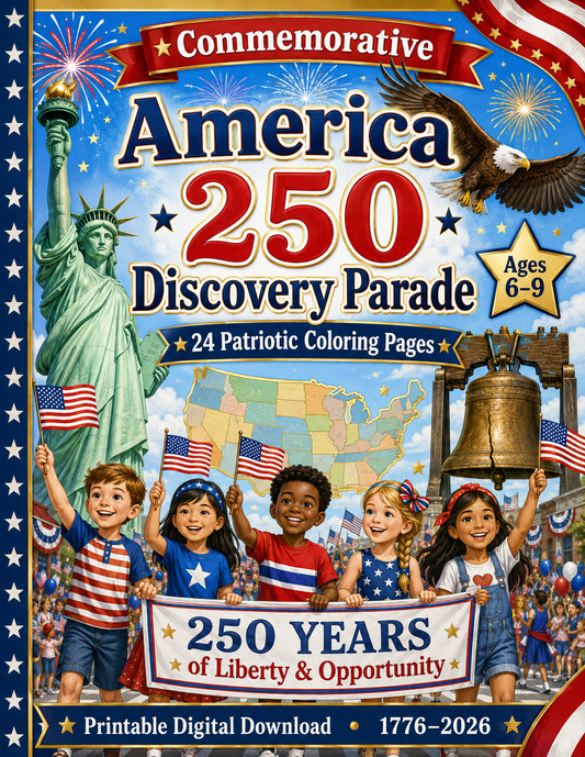Coloring Book | America Discovery Parade Middle School CB Vol 1
