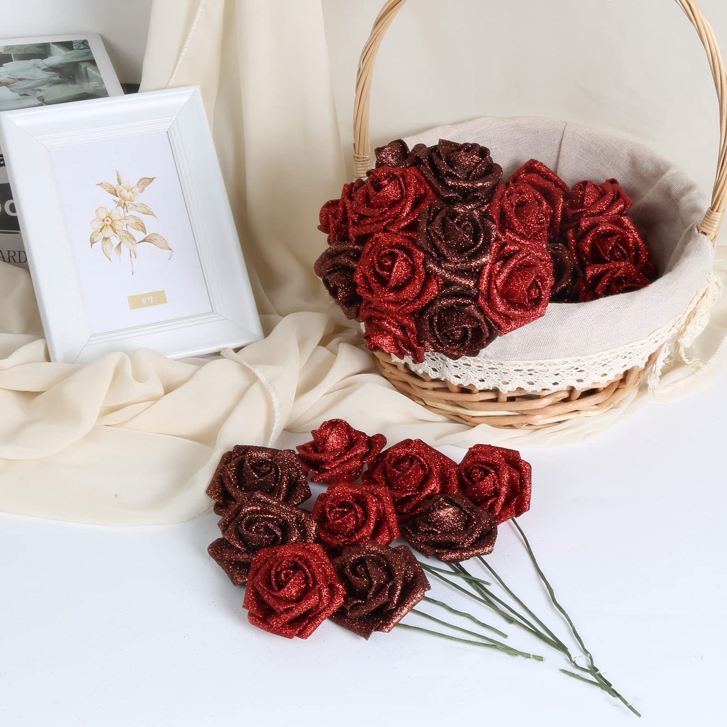 Forever Flowers Preserved Roses Gift Bouquet | Anniversary, Mother's Day, Valentine's Gift | Lasts 3+ Years