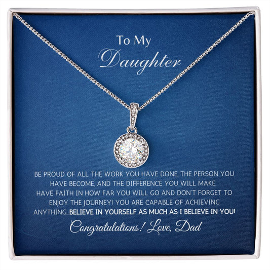 CONGRATULATIONS - ETERNAL HOPE NECKLACE - DAUGHTER