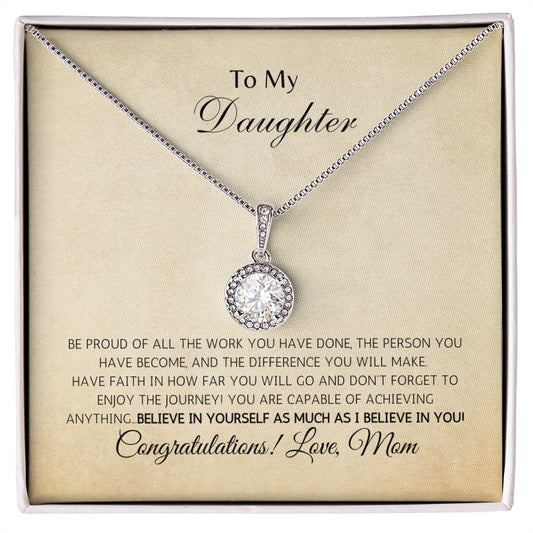 CONGRATULATIONS - ETERNAL HOPE NECKLACE - DAUGHTER