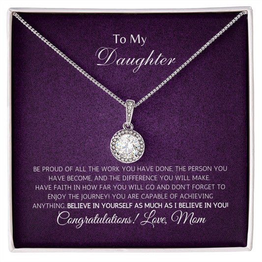 CONGRATULATIONS - ETERNAL HOPE NECKLACE - DAUGHTER