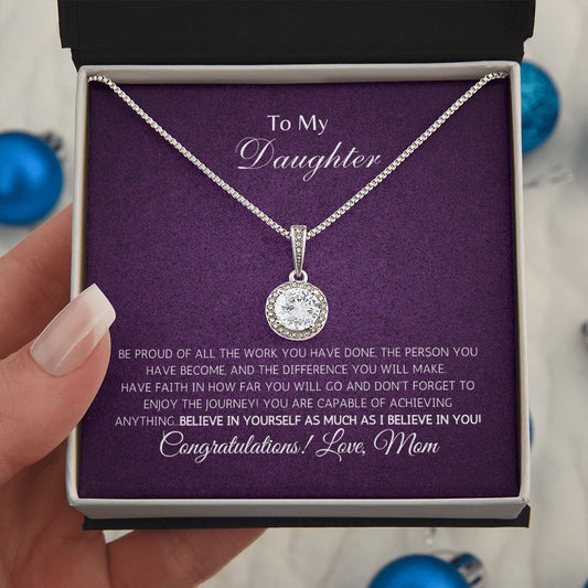 CONGRATULATIONS - ETERNAL HOPE NECKLACE - DAUGHTER