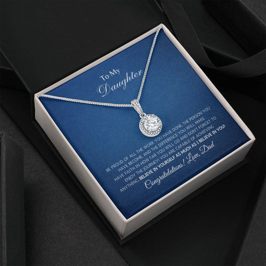 CONGRATULATIONS - ETERNAL HOPE NECKLACE - DAUGHTER