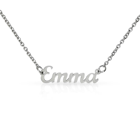 Name Necklace Personalized | Cursive | Adjustable Chain