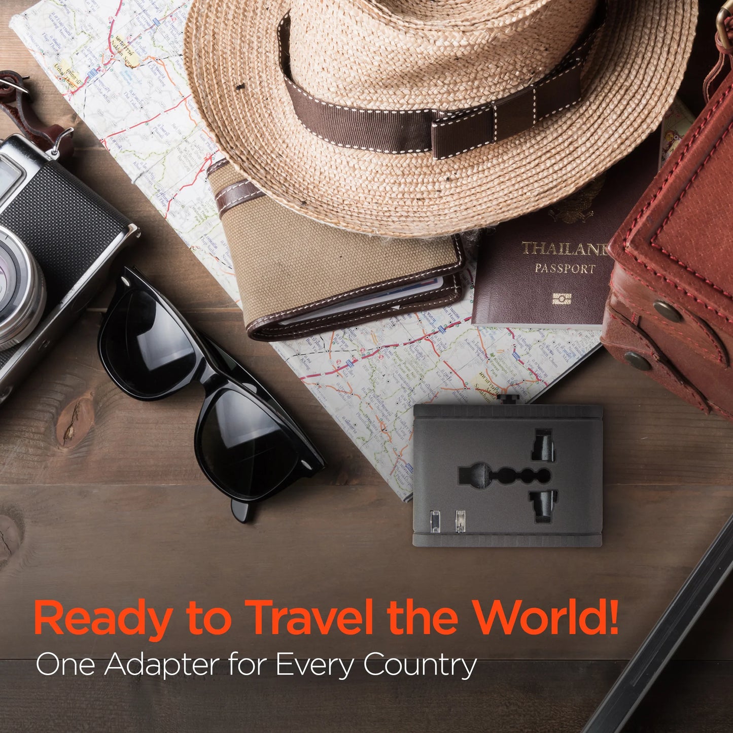 Hypergear All-In-One World Travel Adapter