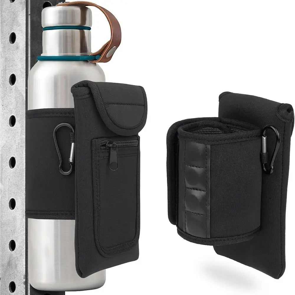 Universal Water Bottle Sleeve & Magnetic Water Bottle Holder with Pokets