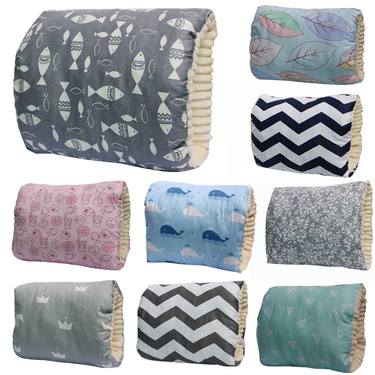 Adjustable Baby Nursing Arm Pillow – Soft Cotton Breastfeeding Cushion, Washable