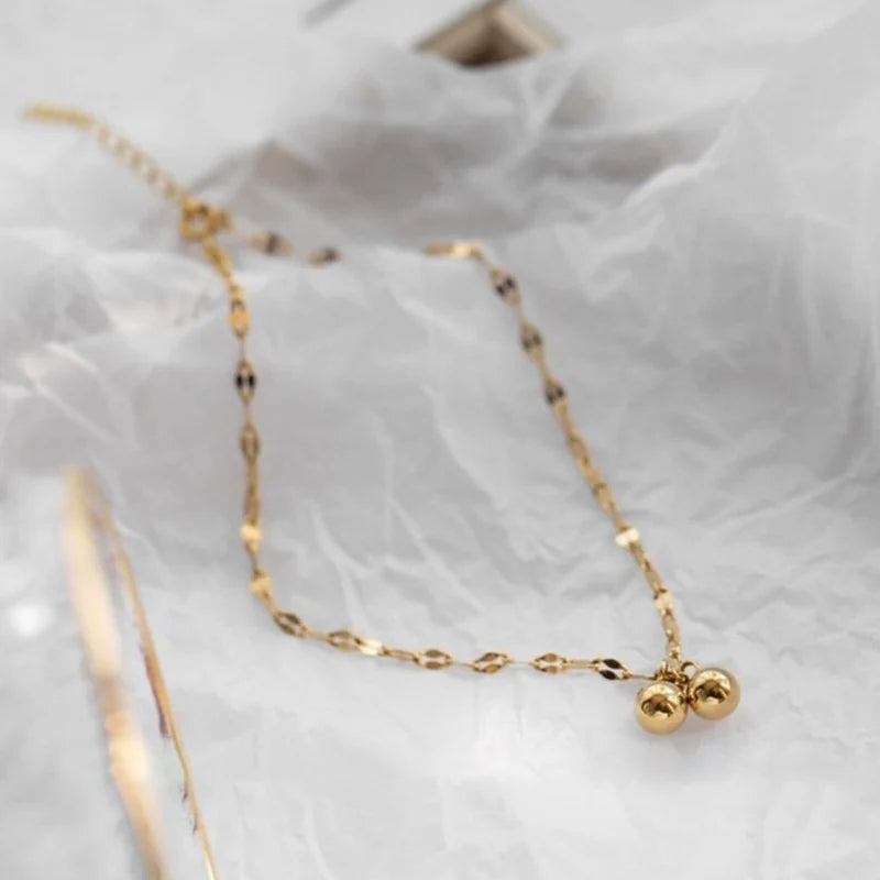 Dainty Ball Pendant Anklets - Waterproof Beach Jewelry