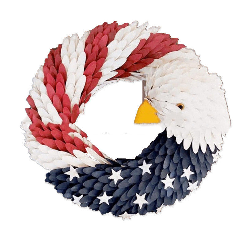 American Eagle Garland Door Decoration | Patriotic Collection