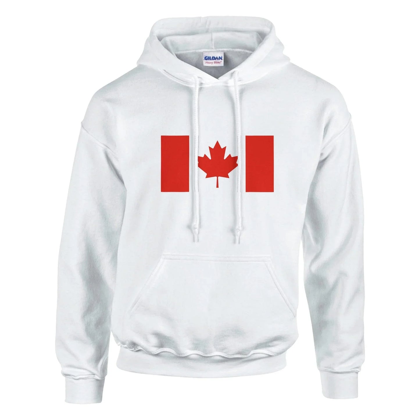 Sweat À Capuche – Drapeau Du Canada – Imprimé – Coton Mélangé