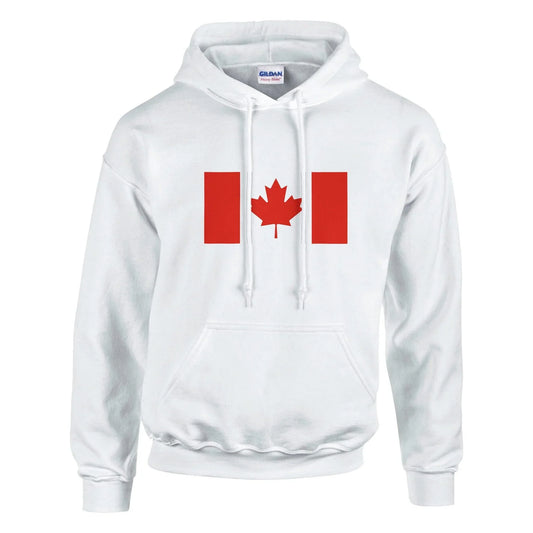 Sweat À Capuche – Drapeau Du Canada – Imprimé – Coton Mélangé