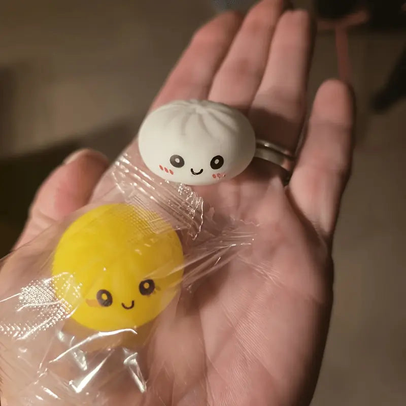 Random Colors Multi-Quantity Gift Squeeze Baozi Toys, Holiday Party Supplies, Party Prize Bag Awards, Squeeze Fun Gift for Kids, Adding Life Fun, Holiday Party Activity Gift Supply, for Halloween Christmas Thanksgiving Gifts