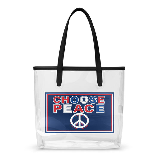 Clear tote bag | Patriotic Tote