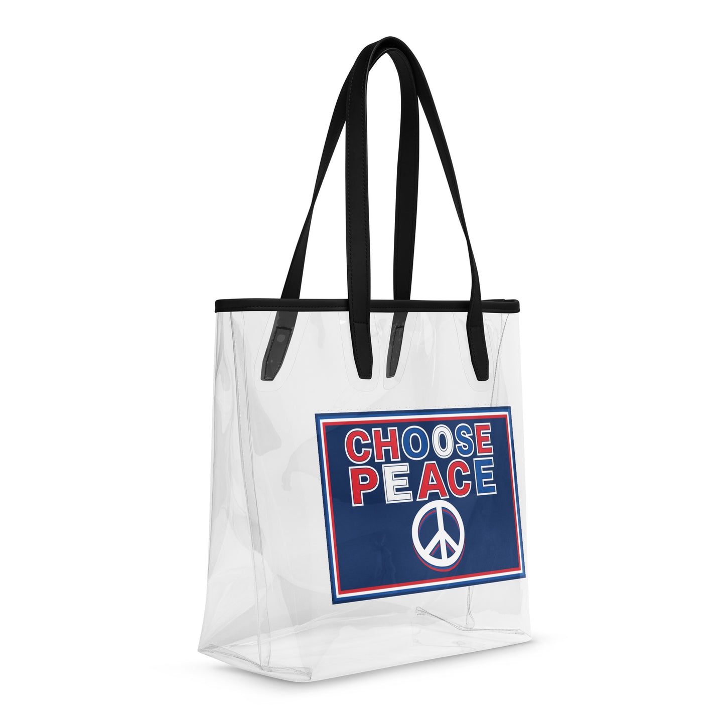 Clear tote bag | Patriotic Tote