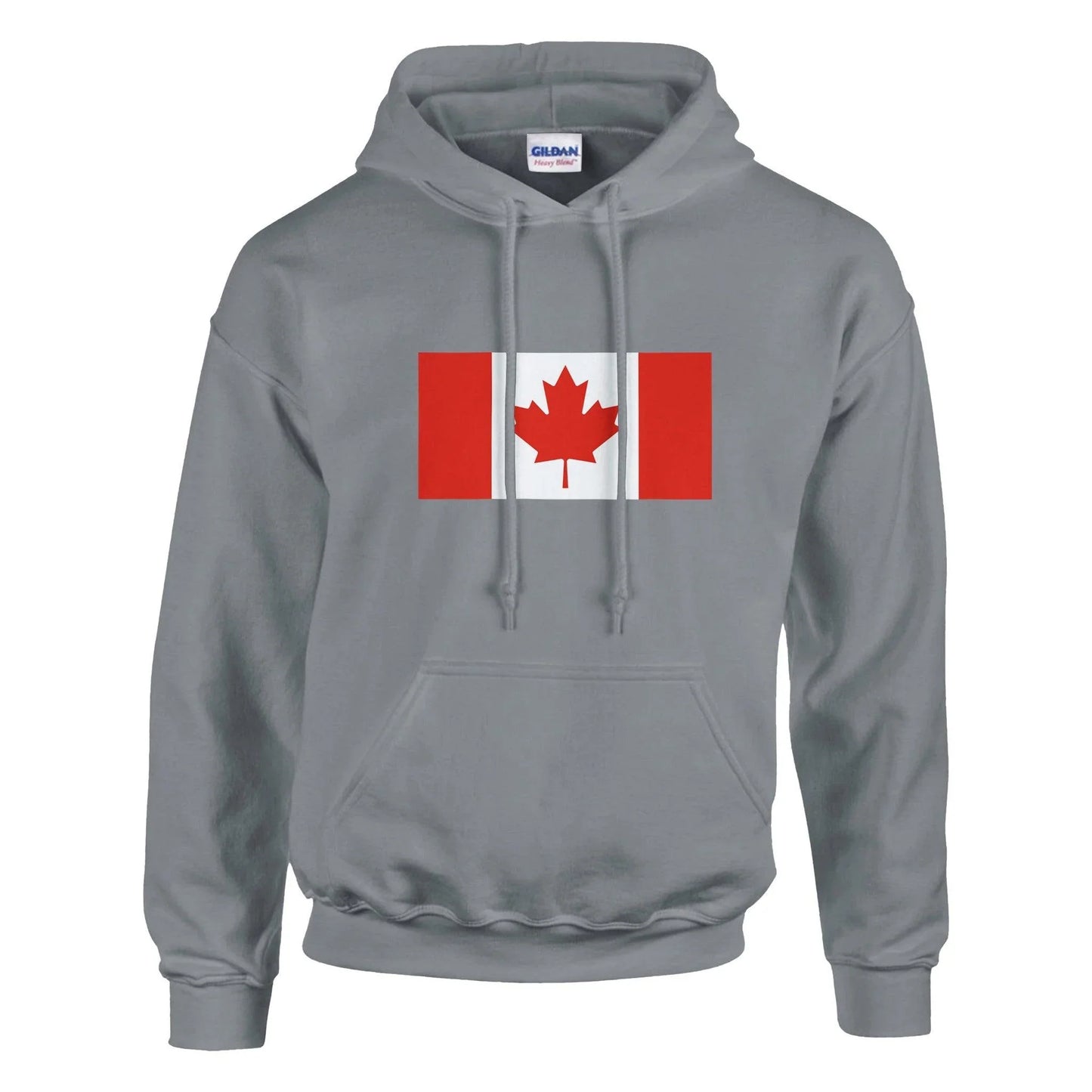 Sweat À Capuche – Drapeau Du Canada – Imprimé – Coton Mélangé