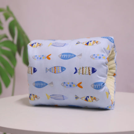 Adjustable Baby Nursing Arm Pillow – Soft Cotton Breastfeeding Cushion, Washable