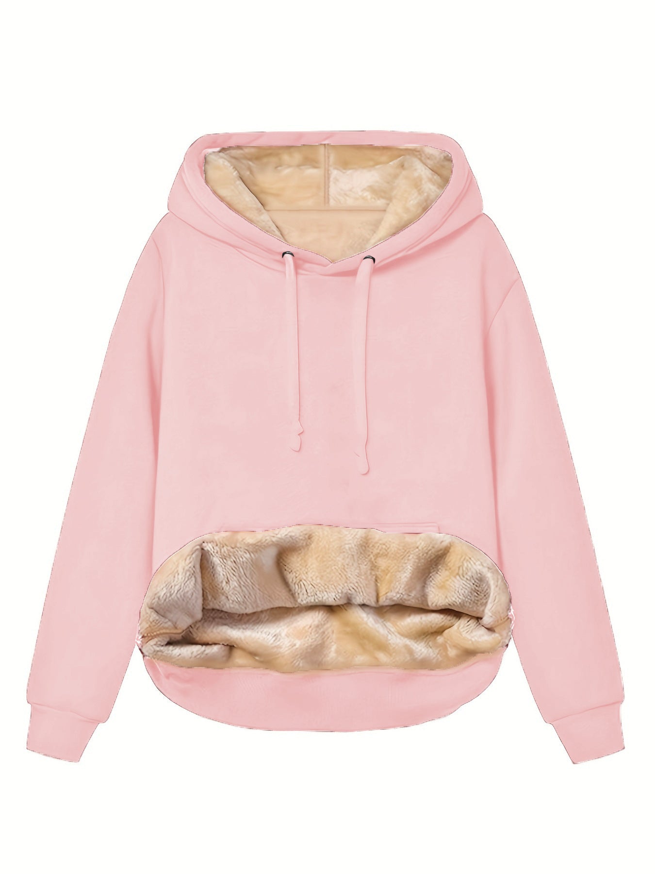Fleece Pocket Hoodie Sweatshirt Jacket