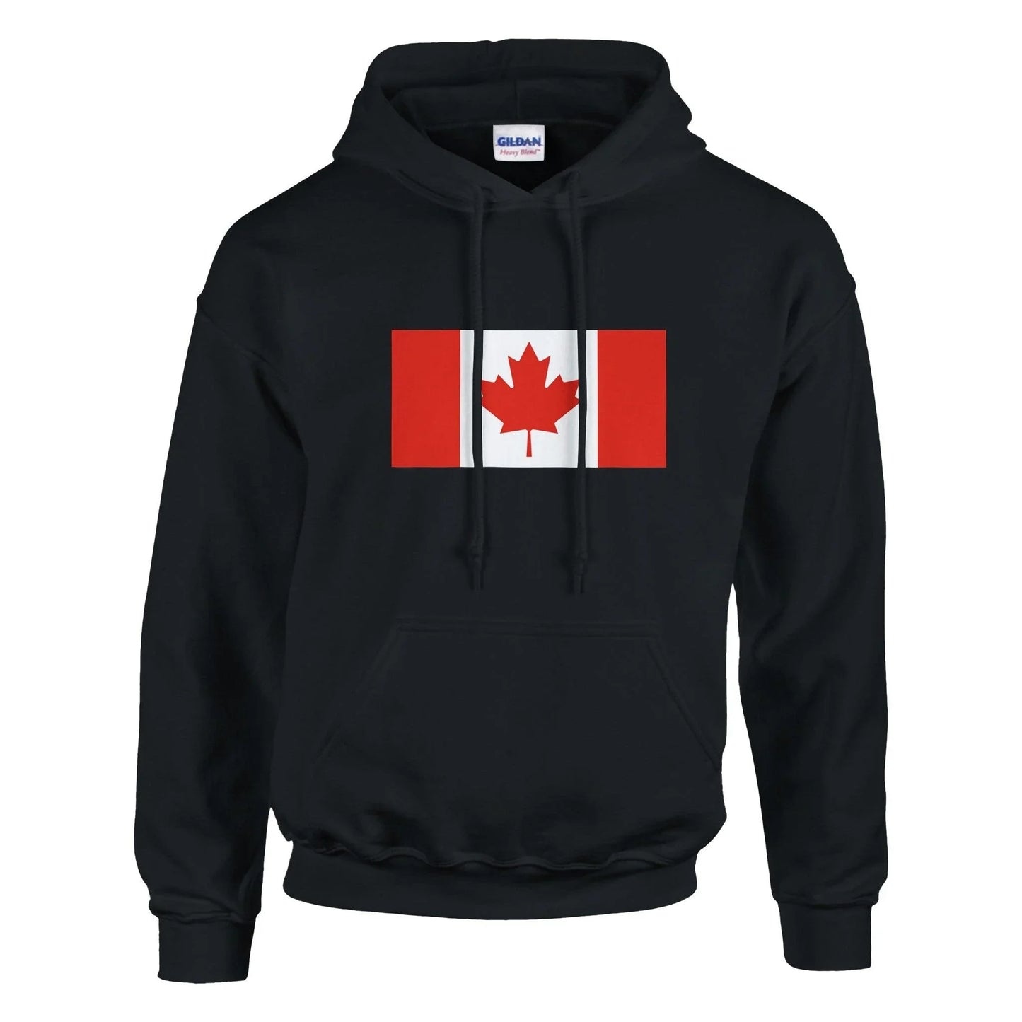 Sweat À Capuche – Drapeau Du Canada – Imprimé – Coton Mélangé
