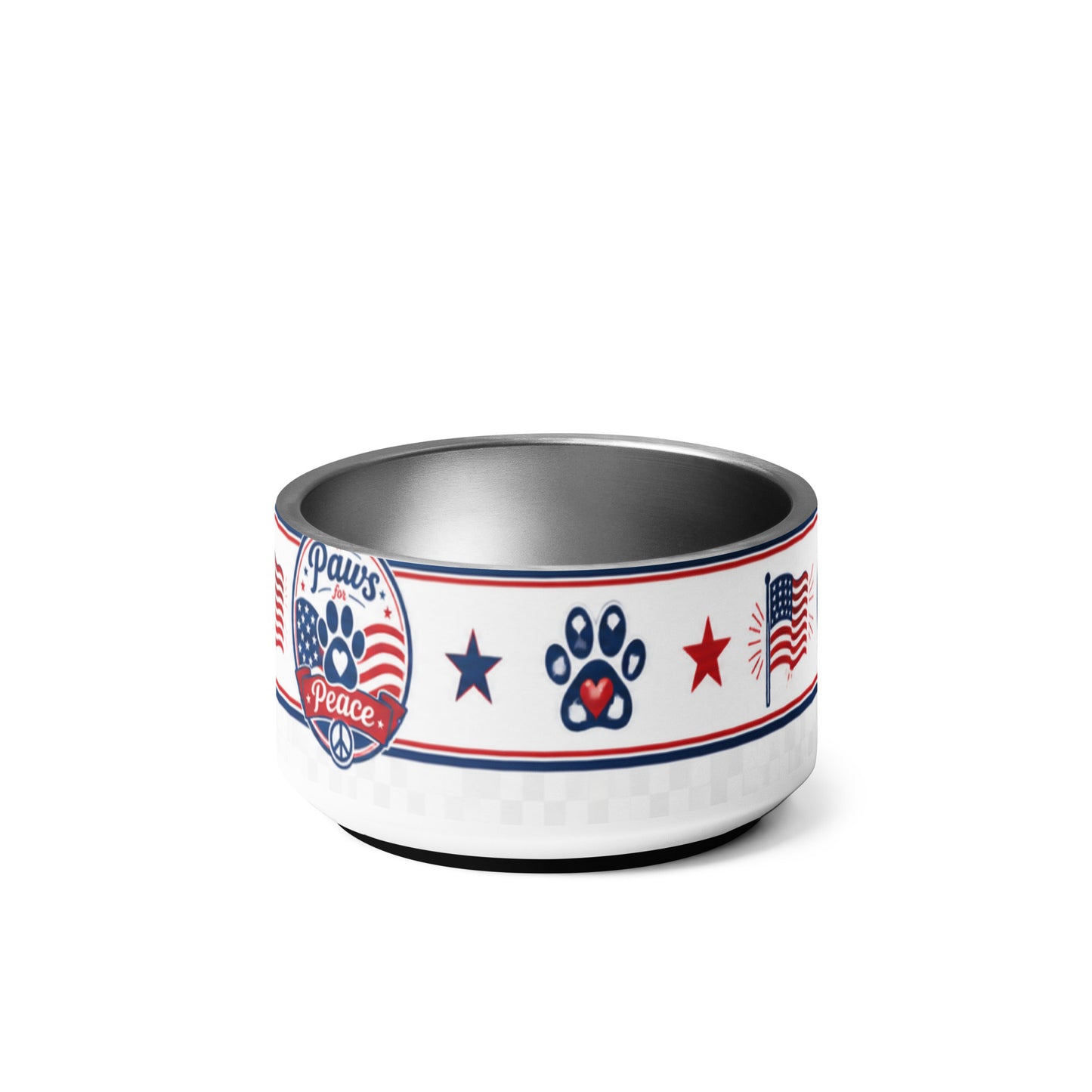 White Pet bowl