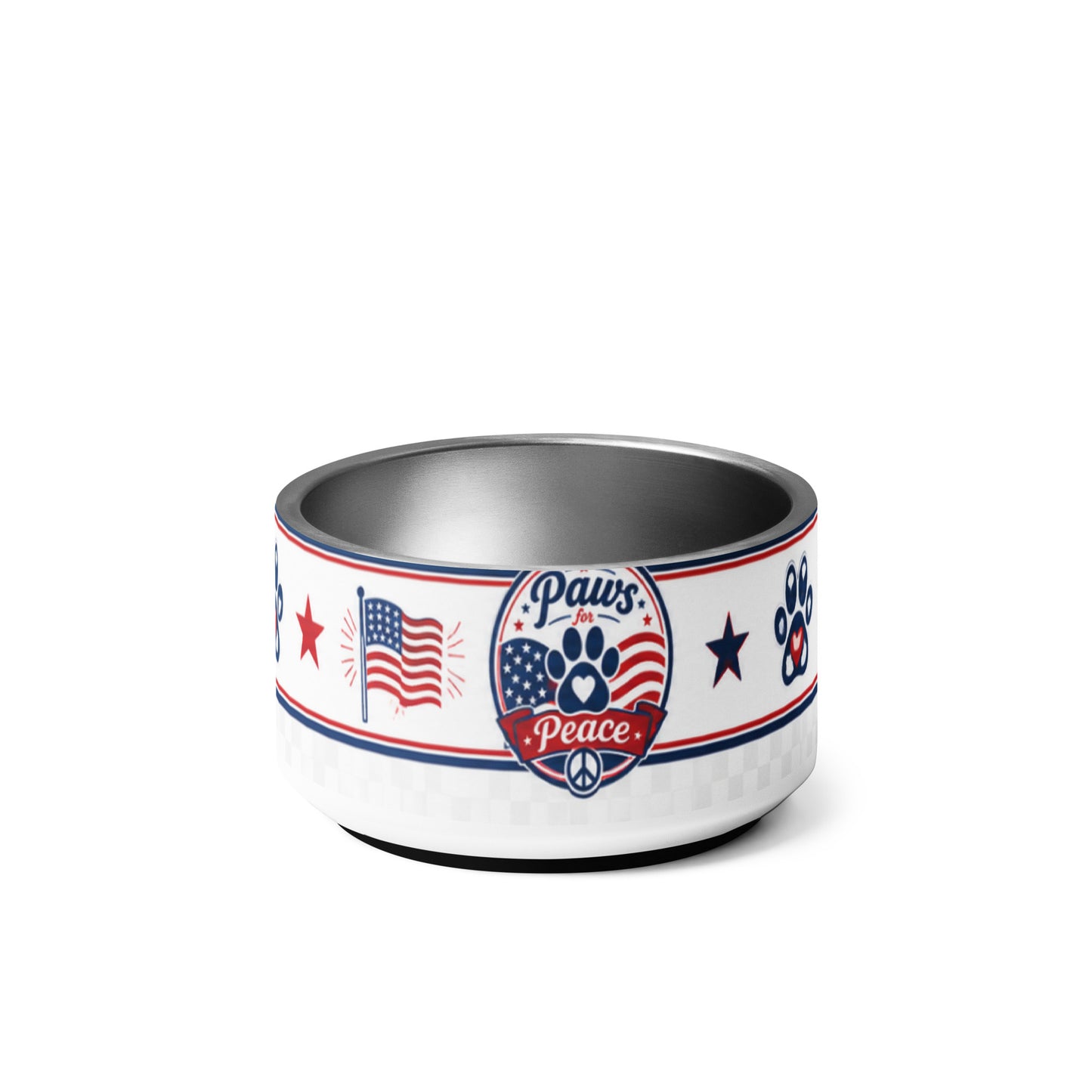 White Pet bowl